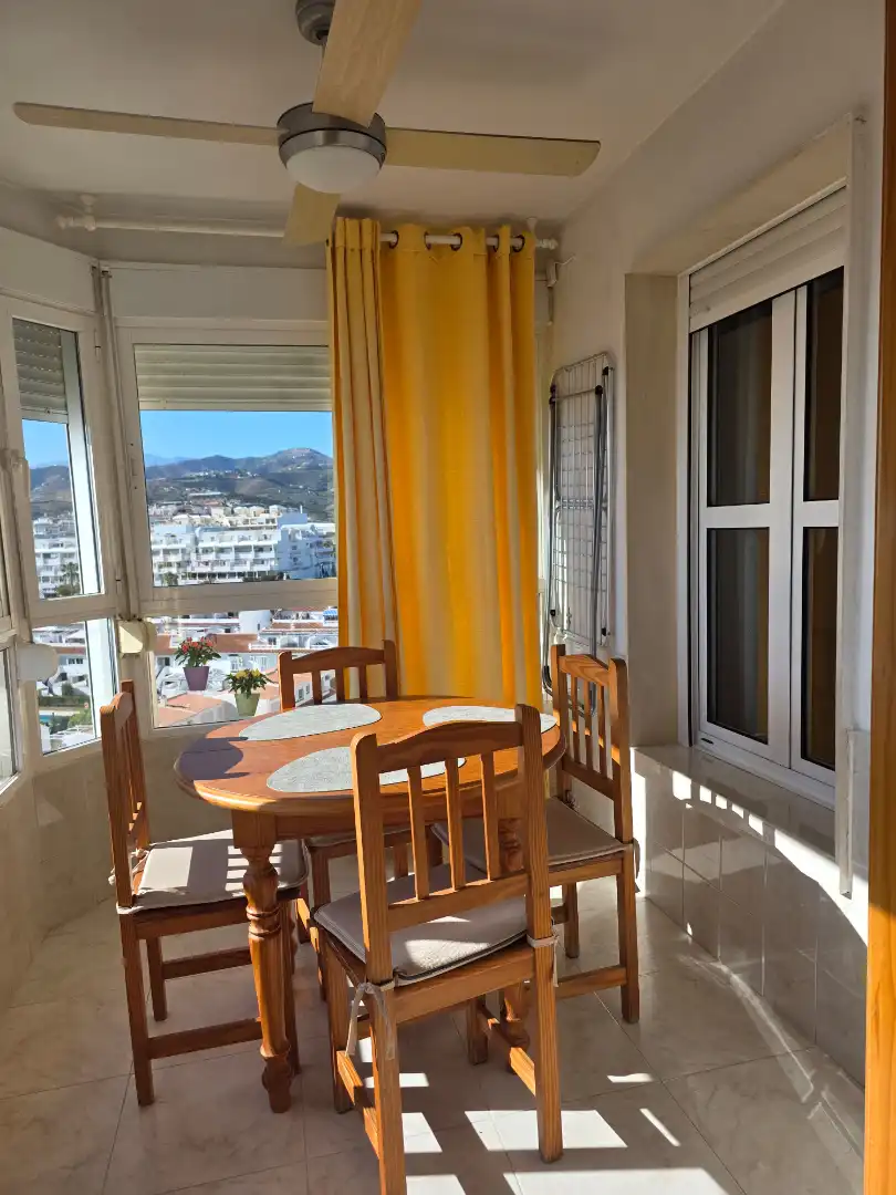 Terrassa de Apartament de lloguer en Torrox amb Aire condicionat, Calefacció i Moblat