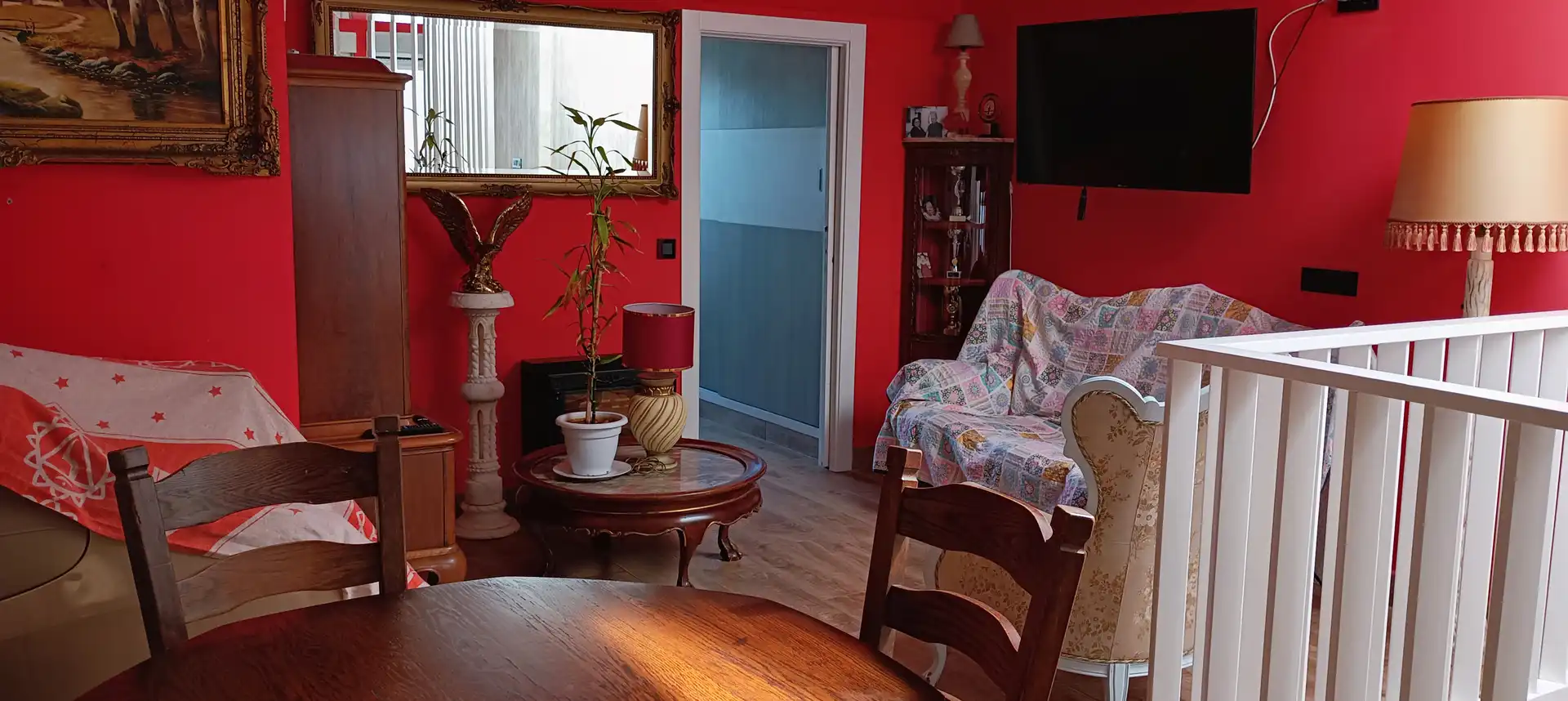 Sala de estar de Casa adosada en venta en Cartagena con Aire acondicionado, Calefacción y Jardín privado
