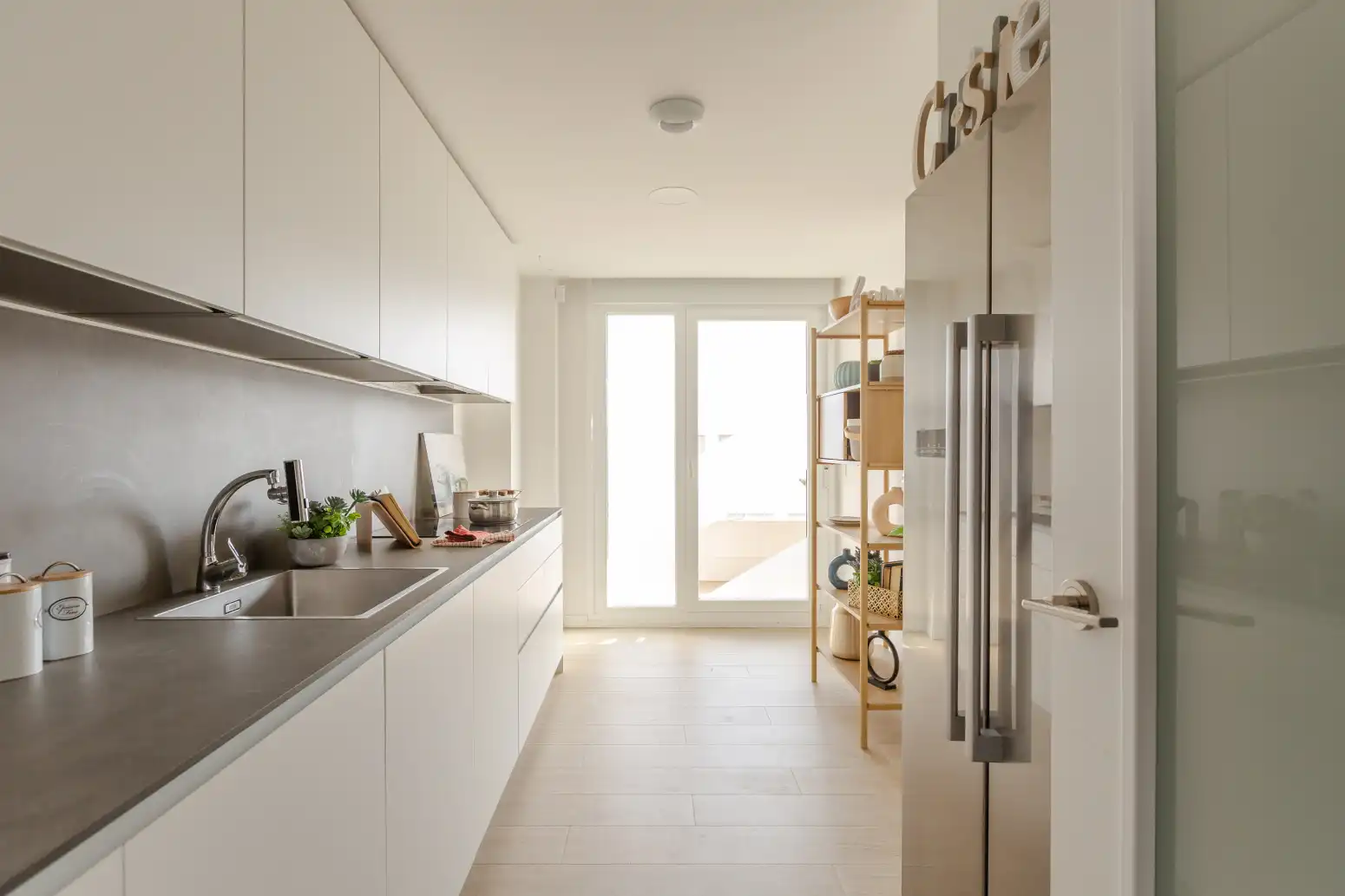 Kitchen of Attic for sale in Zizur Mayor / Zizur Nagusia  with Air Conditioner, Heating and Private garden