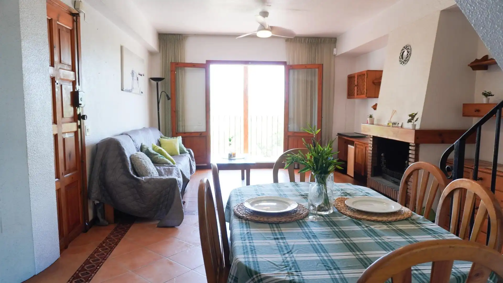 Wohnzimmer von Dachboden zum Verkauf in El Puig de Santa Maria mit Privatgarten, Terrasse und Balkon