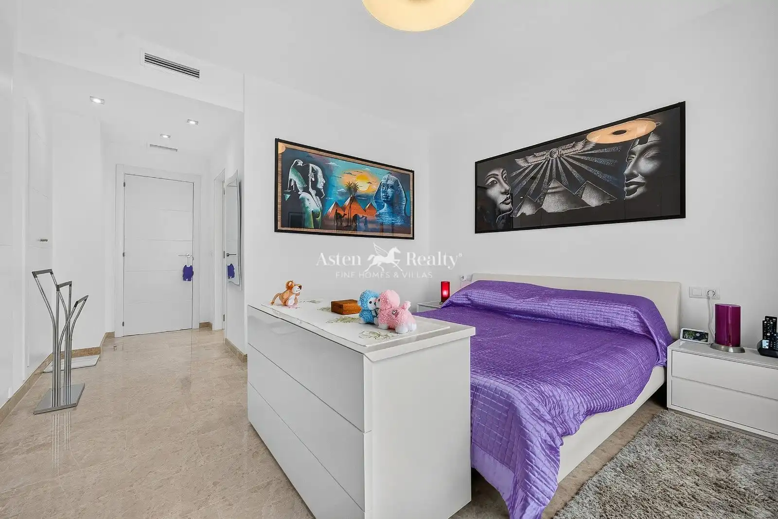 Bedroom of Detached homes for sale in Santiago del Teide  with Air Conditioner, Private garden and Terrace