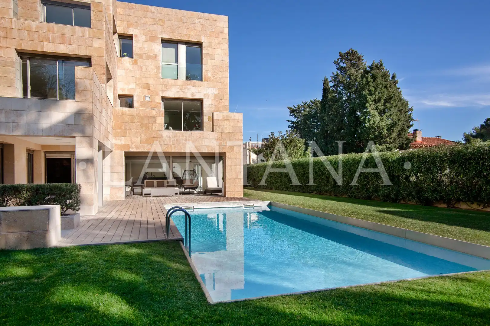 Vista exterior de Casa o chalet en venta en  Barcelona Capital con Aire acondicionado, Calefacción y Jardín privado