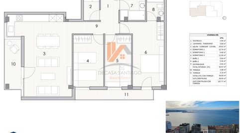 Foto 3 de Pis en venda a Avenida Rosalia de Castro, Vilagarcía, Vilagarcía de Arousa