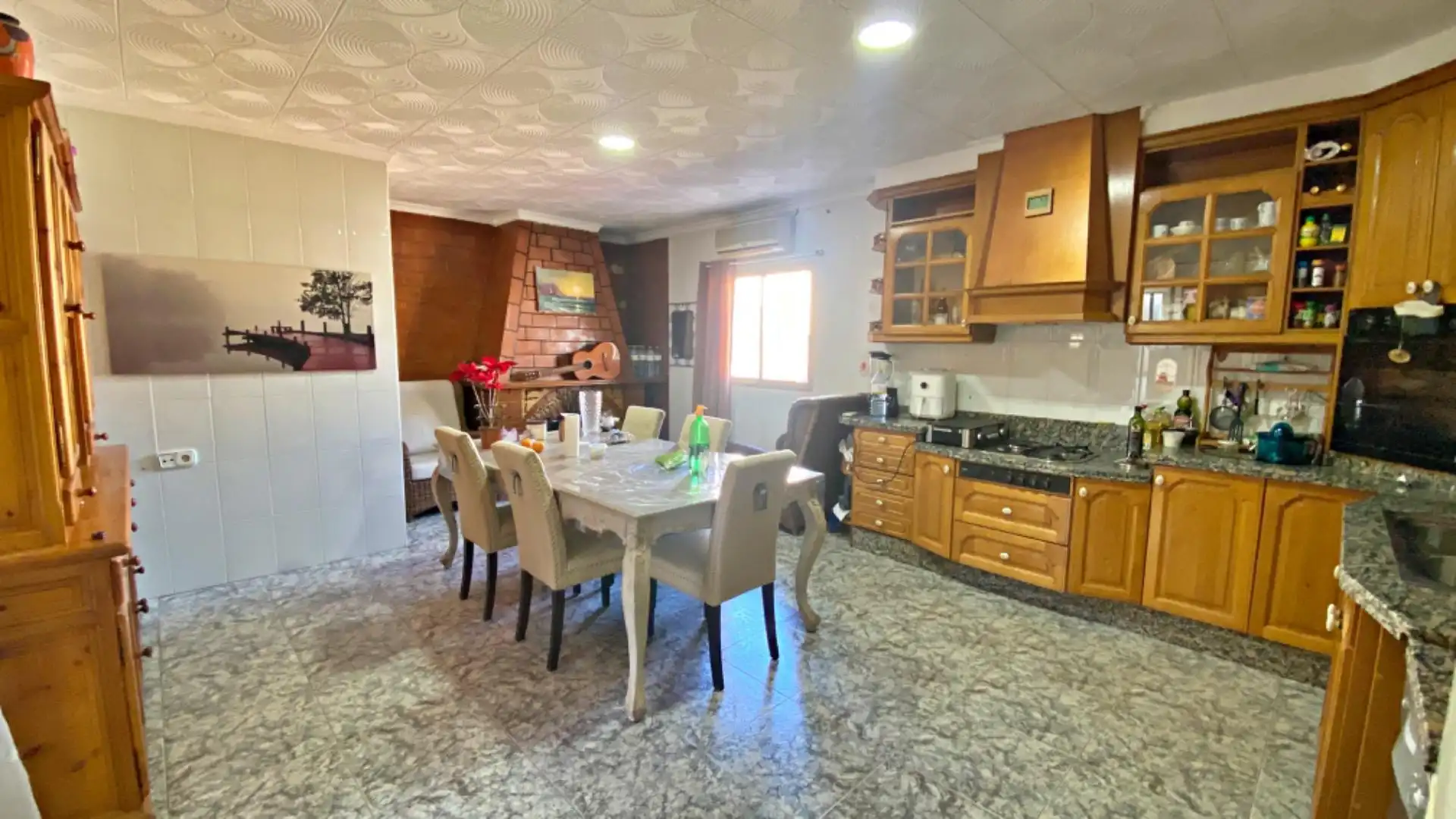 Cuina de Casa o xalet en venda en Alicante / Alacant amb Aire condicionat, Traster i Moblat