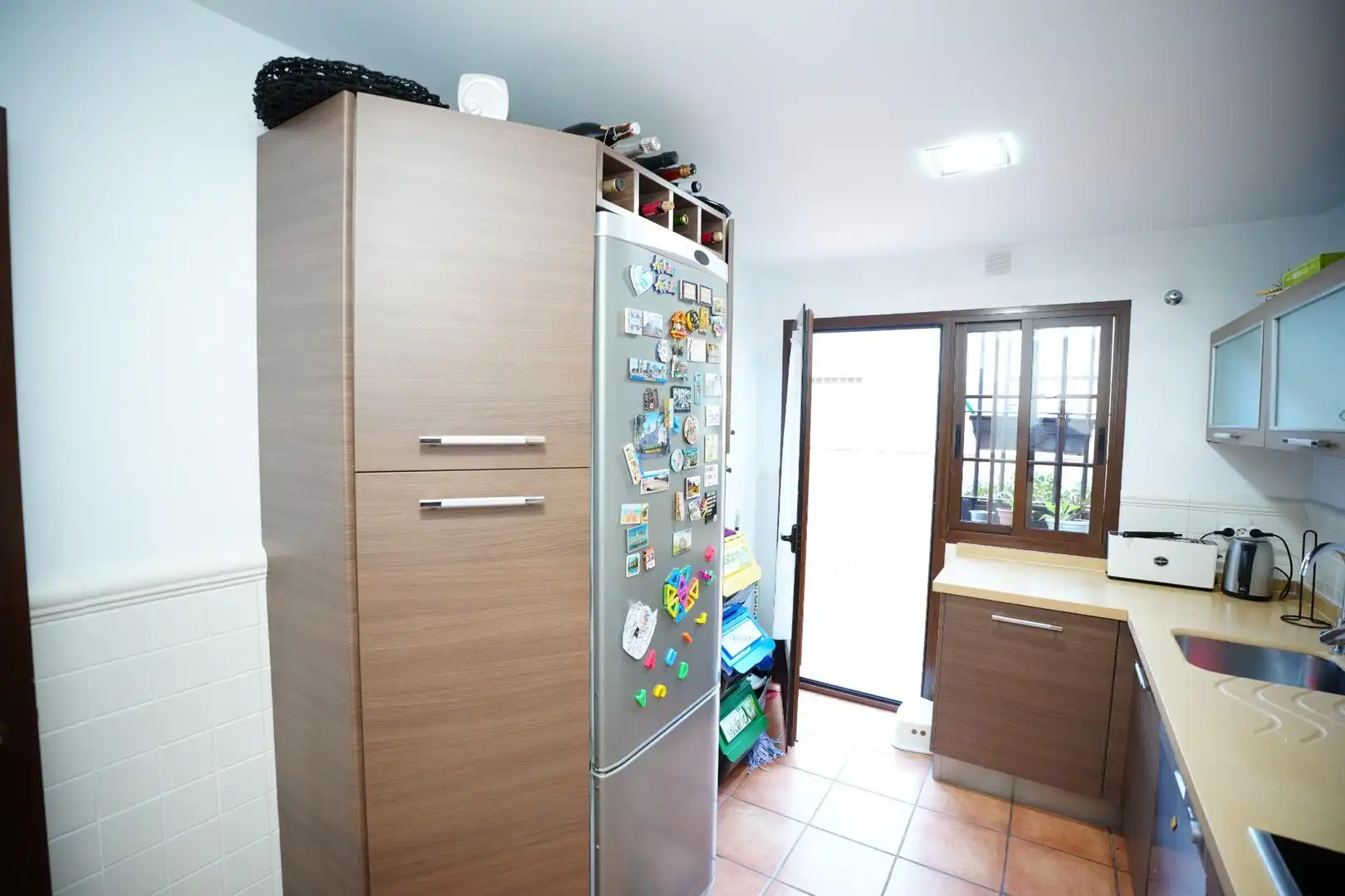 Cuina de Casa o xalet en venda en Alcalá de Guadaira amb Aire condicionat i Terrassa
