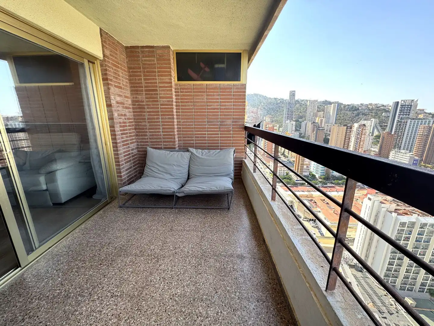 Terrasse von Wohnung zur Miete in Benidorm mit Klimaanlage, Heizung und Terrasse