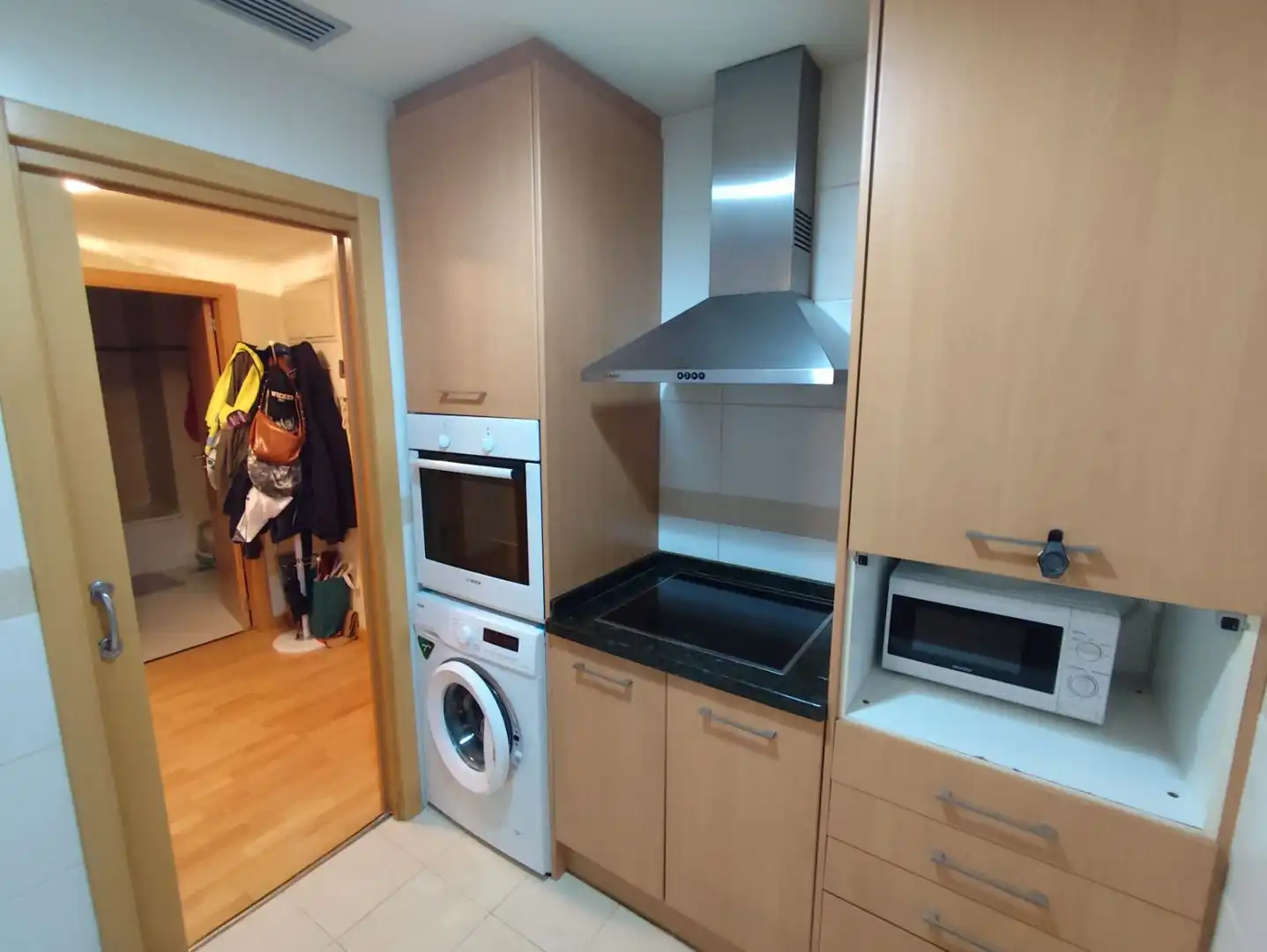 Kitchen of Flat for sale in Castellón de la Plana / Castelló de la Plana  with Air Conditioner, Heating and Parquet flooring