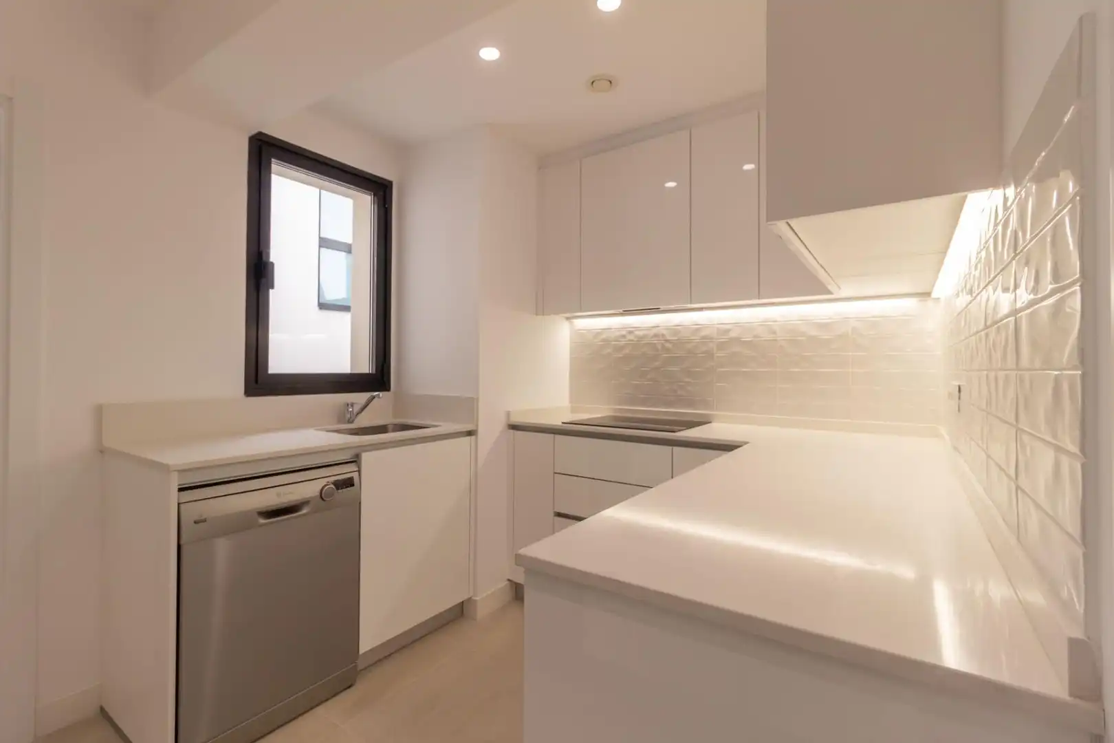 Cocina de Piso de alquiler en Las Palmas de Gran Canaria con Terraza