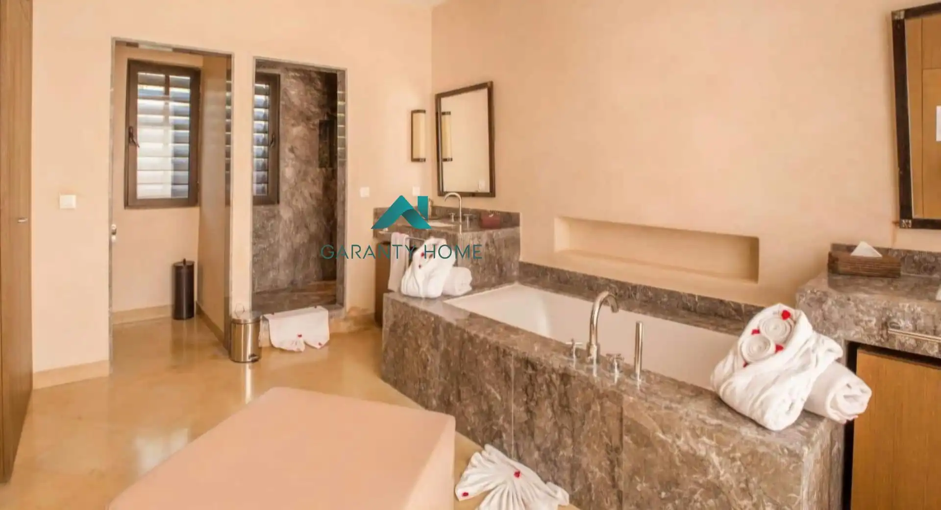 Baño de Casa o chalet en venta en Bormujos con Aire acondicionado, Calefacción y Terraza