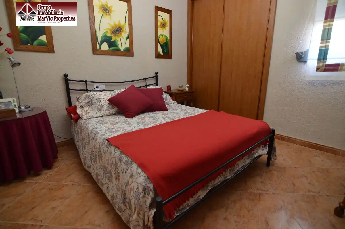 Bedroom of Houses for sale in La Nucia  with Air Conditioner, Swimming Pool and Furnished