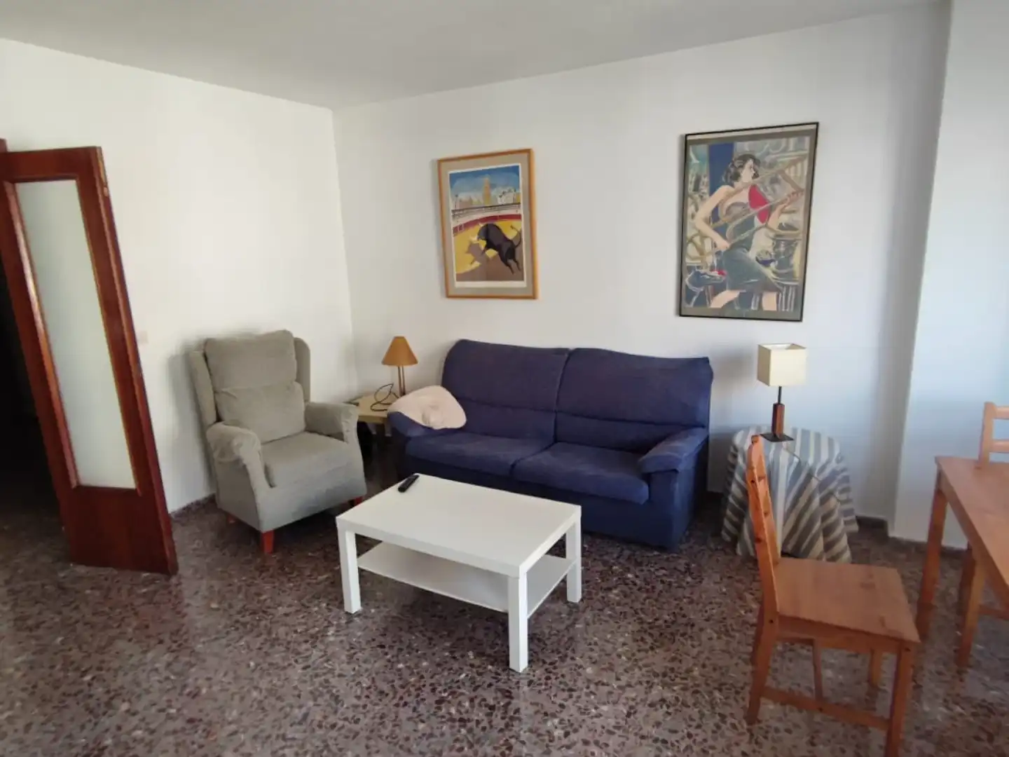 Sala d'estar de Pis en venda en Murcia amb Rentadora i Balcó
