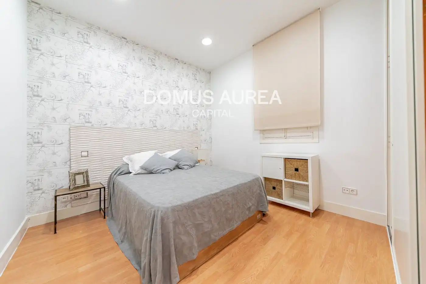 Schlafzimmer von Wohnung zur Miete in Madrid mit Klimaanlage, Heizung und Terrasse