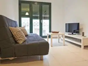 Sala d'estar de Apartament de lloguer en Torredembarra amb Aire condicionat, Calefacció i Moblat