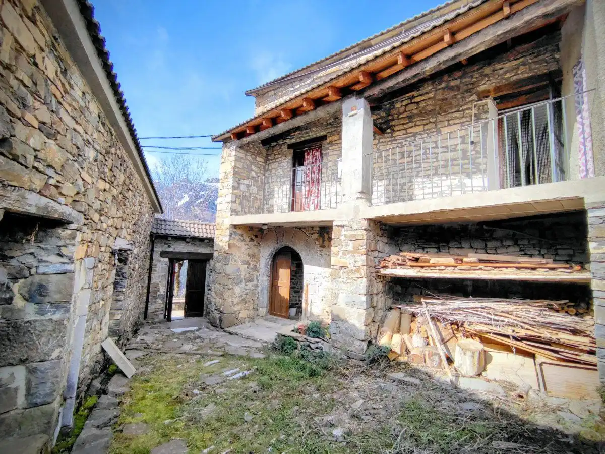 Exterior view of Houses for sale in Puértolas  with Private garden and Terrace