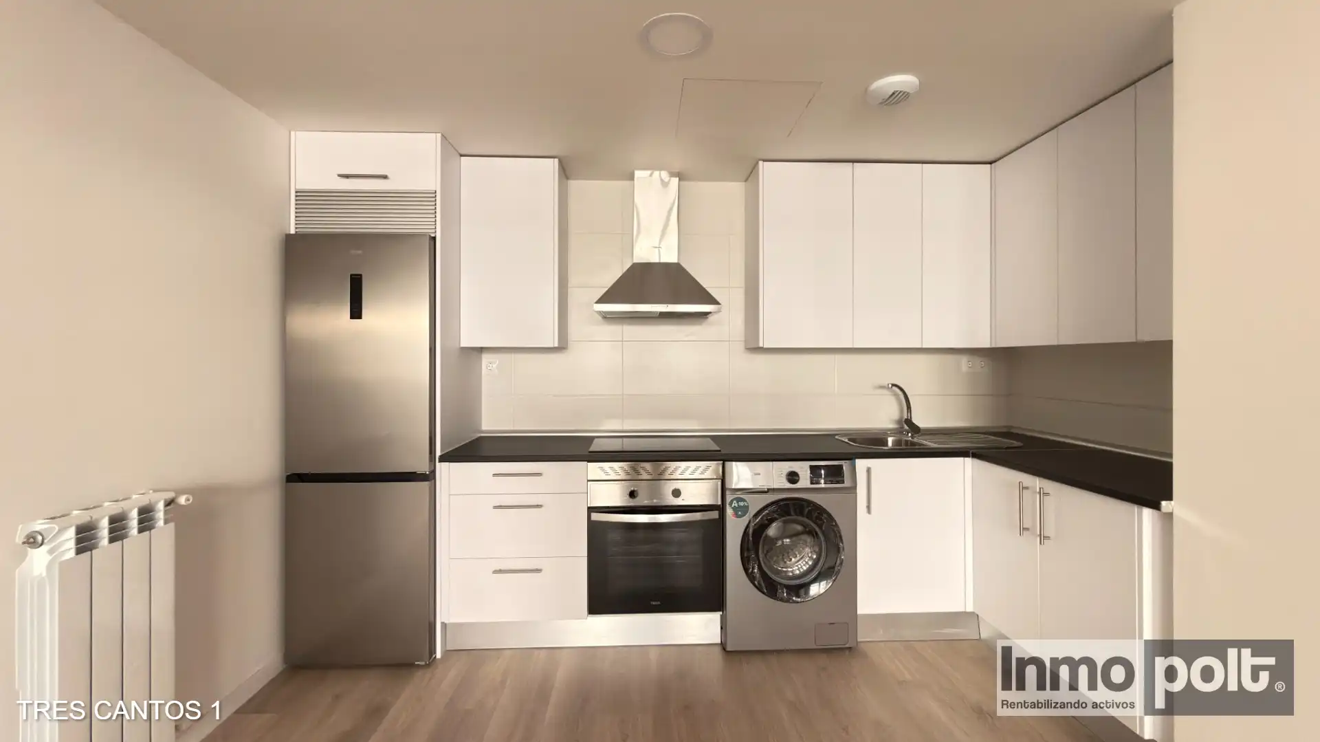 Kitchen of Flat for rent in Tres Cantos  with Air Conditioner, Furnished and Oven