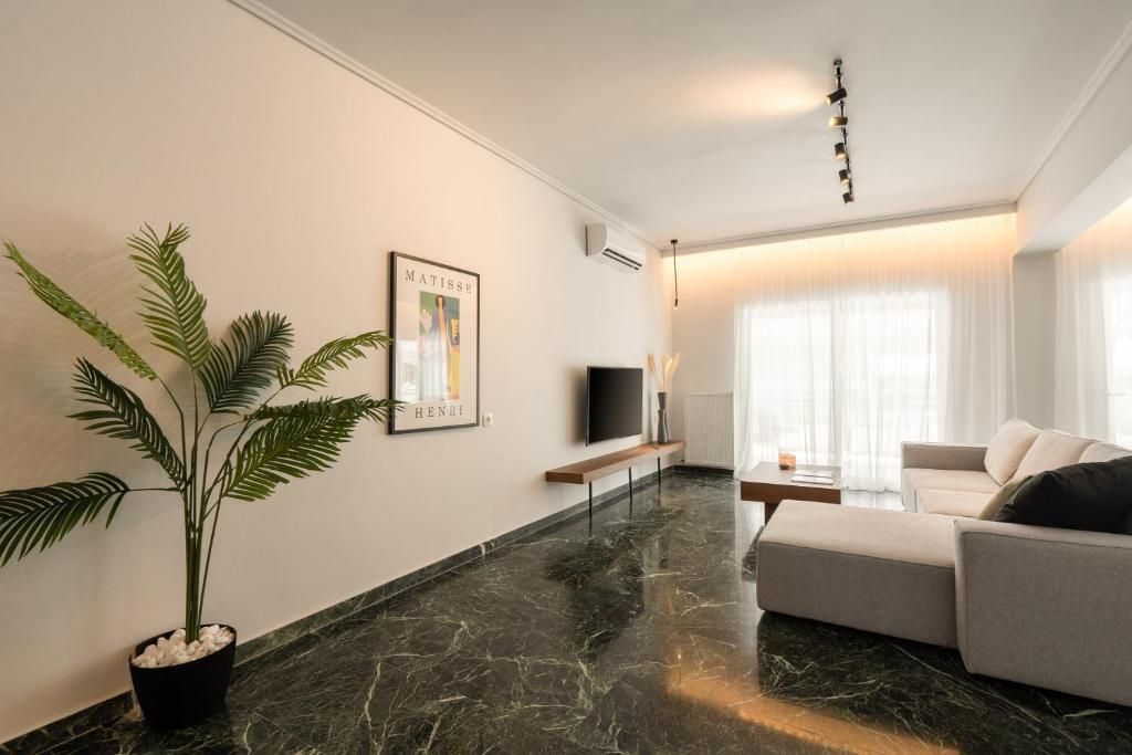 Sala d'estar de Pis de lloguer en  Valencia Capital amb Aire condicionat, Moblat i TV