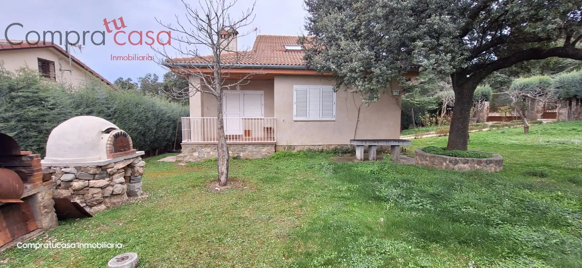 Vista exterior de Casa o chalet en venta en Ortigosa del Monte con Calefacción, Jardín privado y Trastero