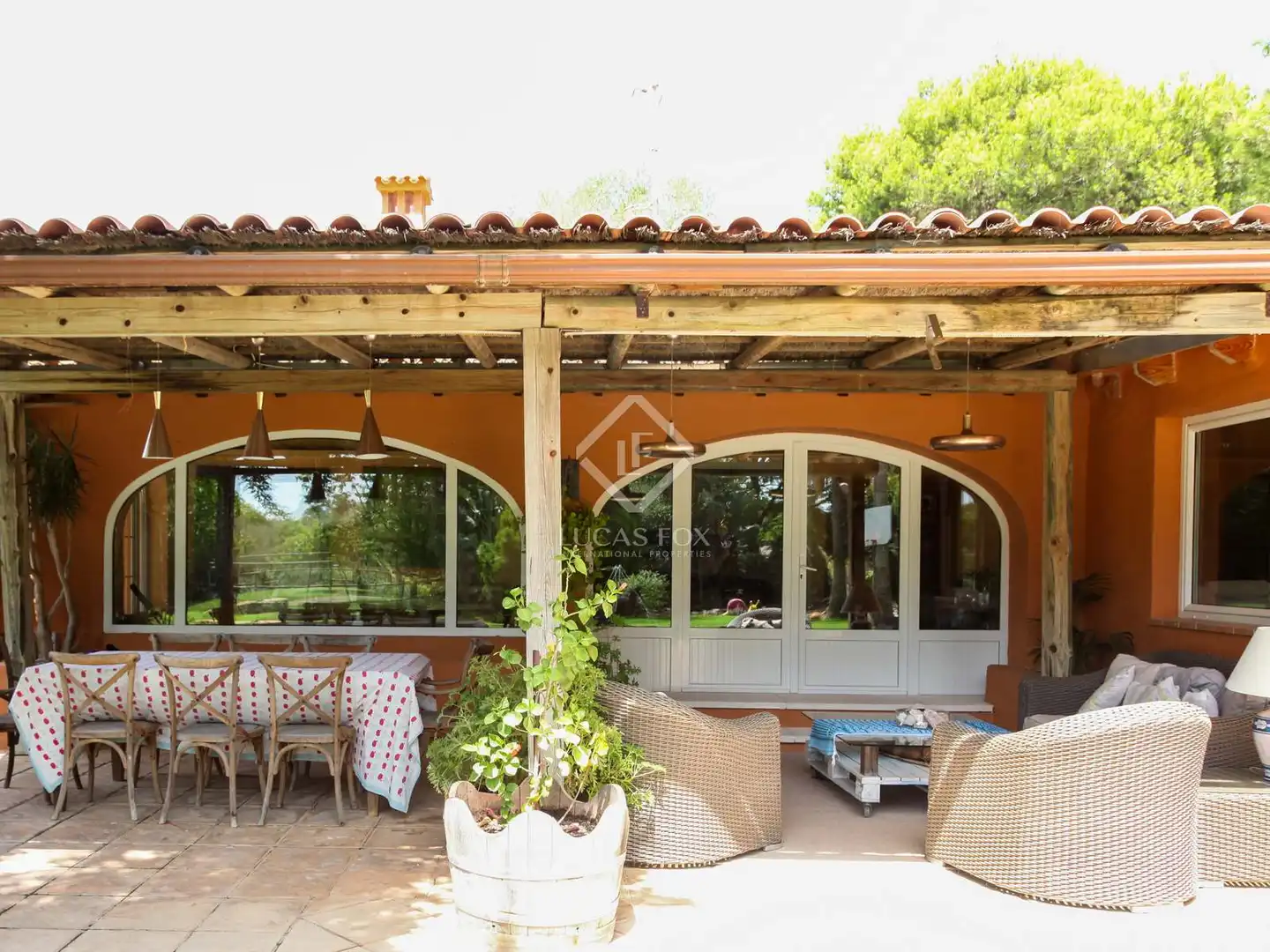 Terrassa de Finca rústica en venda en Maó - Mahón amb Aire condicionat, Calefacció i Jardí privat