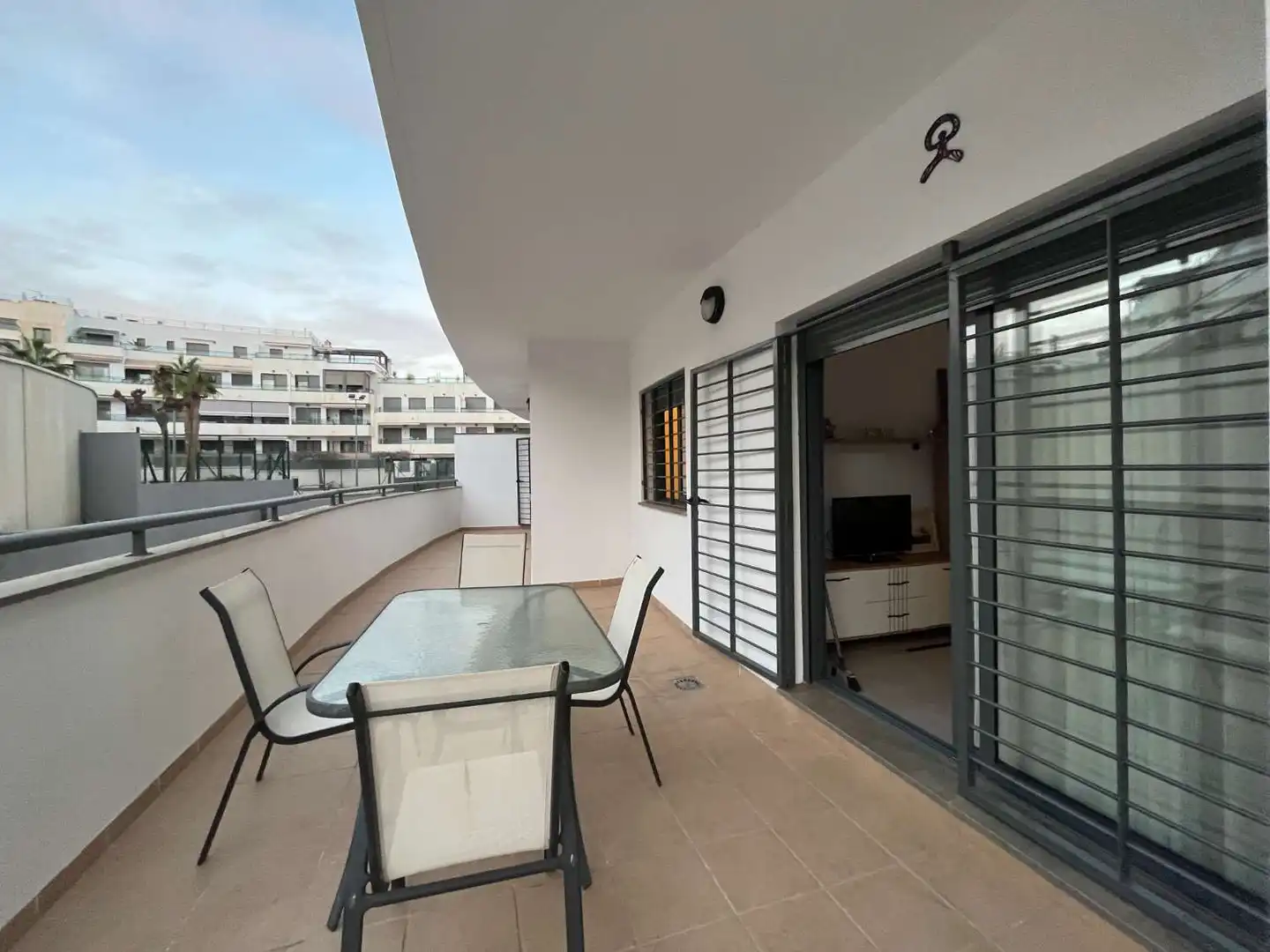 Terrasse von Wohnungen zur Miete in Garrucha mit Klimaanlage, Heizung und Terrasse