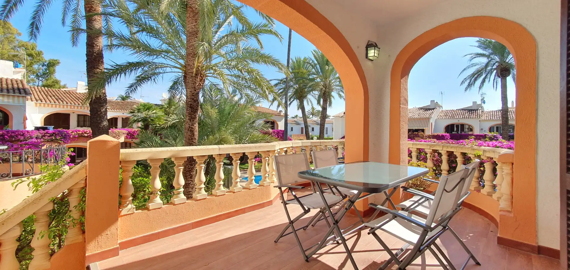 Terrace of Apartments for rent in Dénia  with Air Conditioner, Heating and Terrace