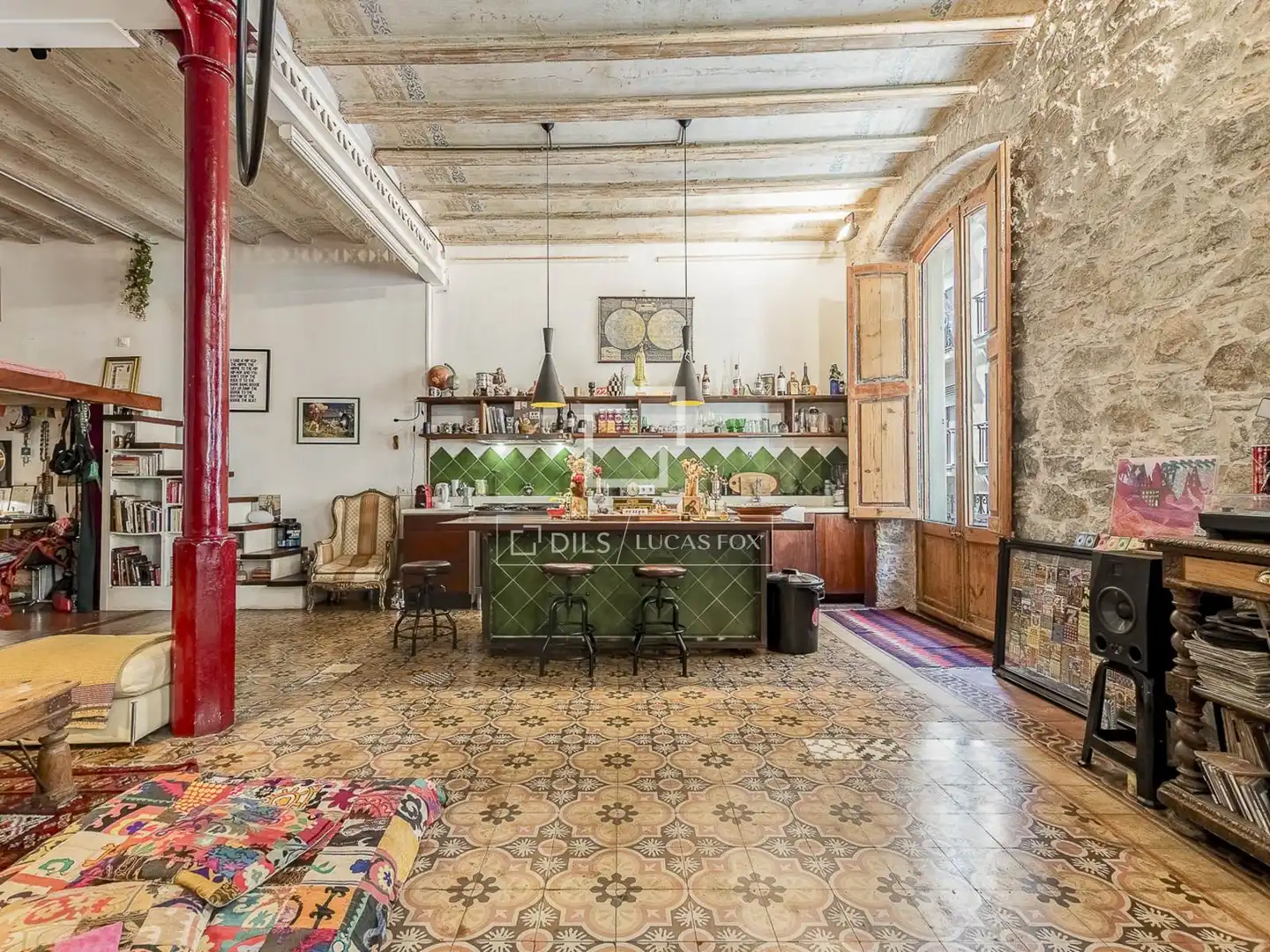 Cocina de Piso en venta en Barcelona con Aire acondicionado, Terraza y Balcón