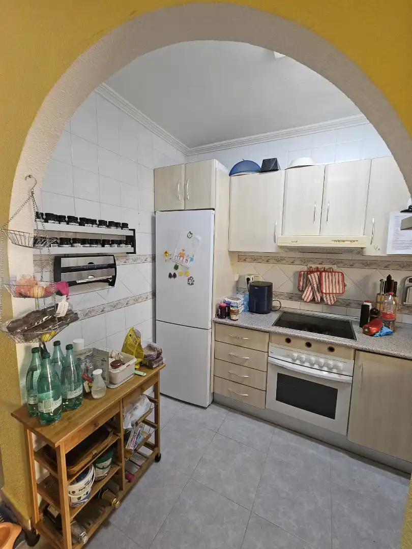 Cocina de Casa adosada en venta en Los Alcázares con Terraza, Amueblado y Horno