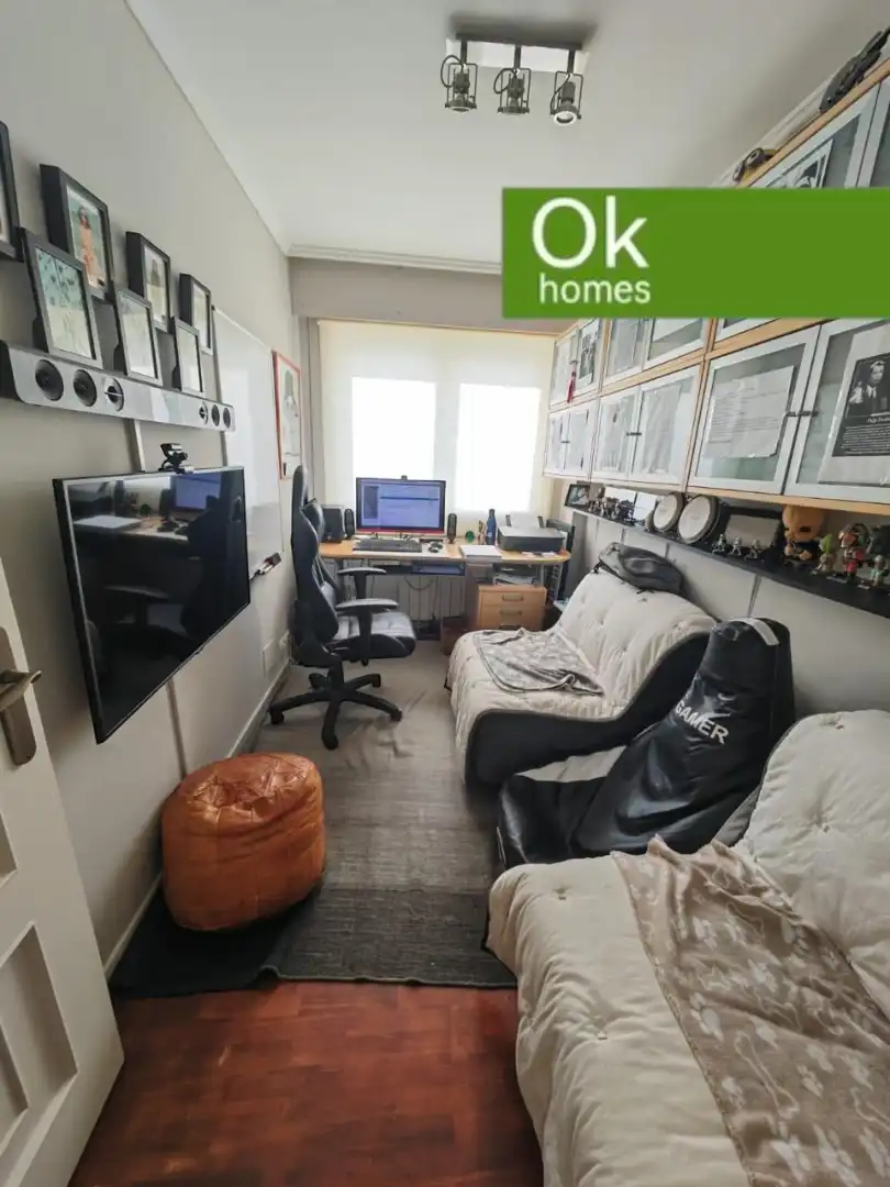 Sala de estar de Piso en venta en A Coruña Capital  con Calefacción, Amueblado y Horno