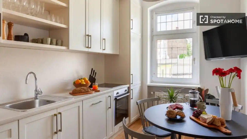 Kitchen of Flat for share in Colmenar de Oreja  with Air Conditioner, Terrace and Furnished