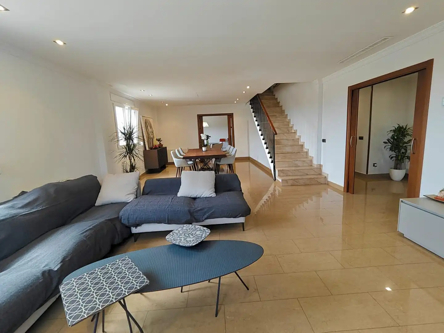 Sala de estar de Casa o chalet en venta en Llanera de Ranes con Aire acondicionado, Calefacción y Terraza