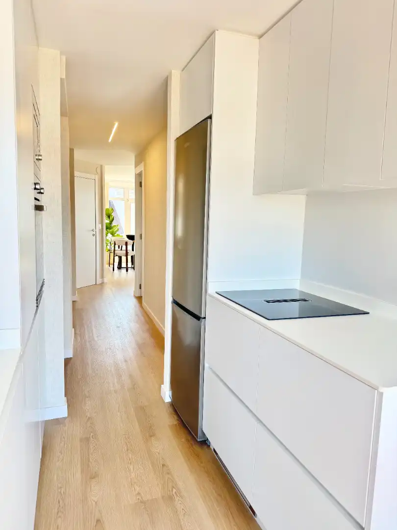 Cocina de Apartamento de alquiler en Vilagarcía de Arousa con Calefacción, Amueblado y Horno