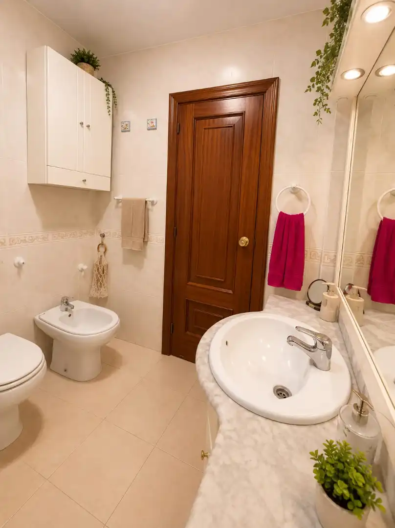 Bathroom of Flat for sale in Parla  with Air Conditioner, Heating and Terrace