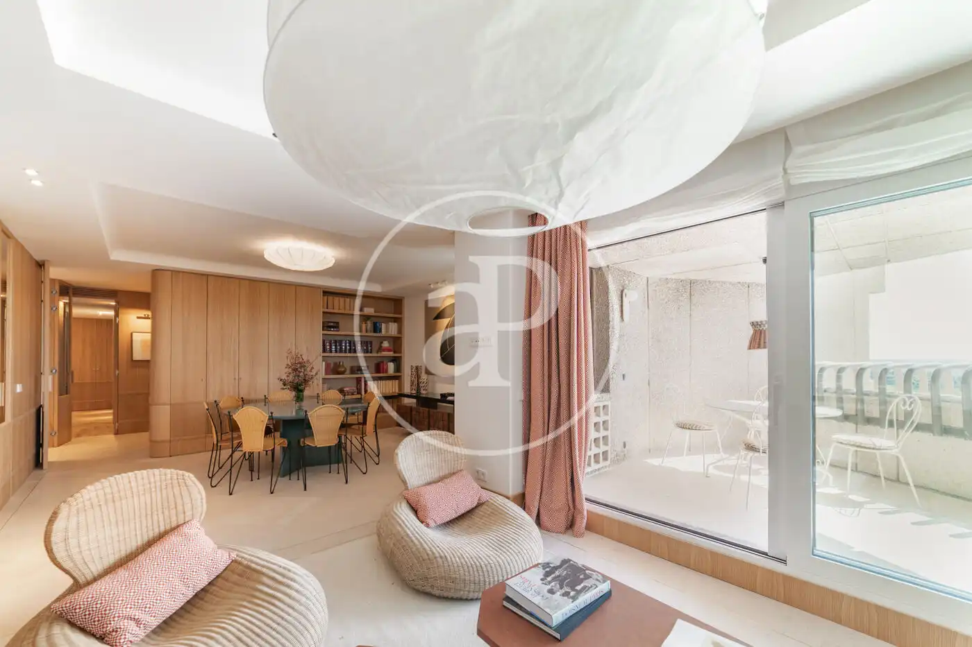 Wohnzimmer von Wohnung zum Verkauf in Madrid mit Klimaanlage, Heizung und Terrasse