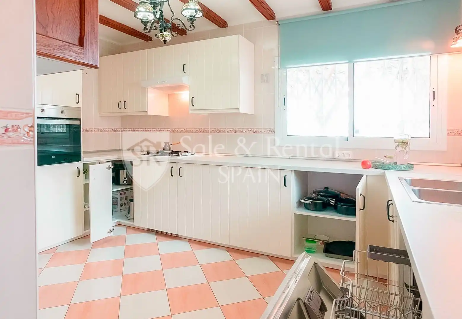 Kitchen of Houses for sale in Lloret de Mar  with Air Conditioner, Heating and Private garden