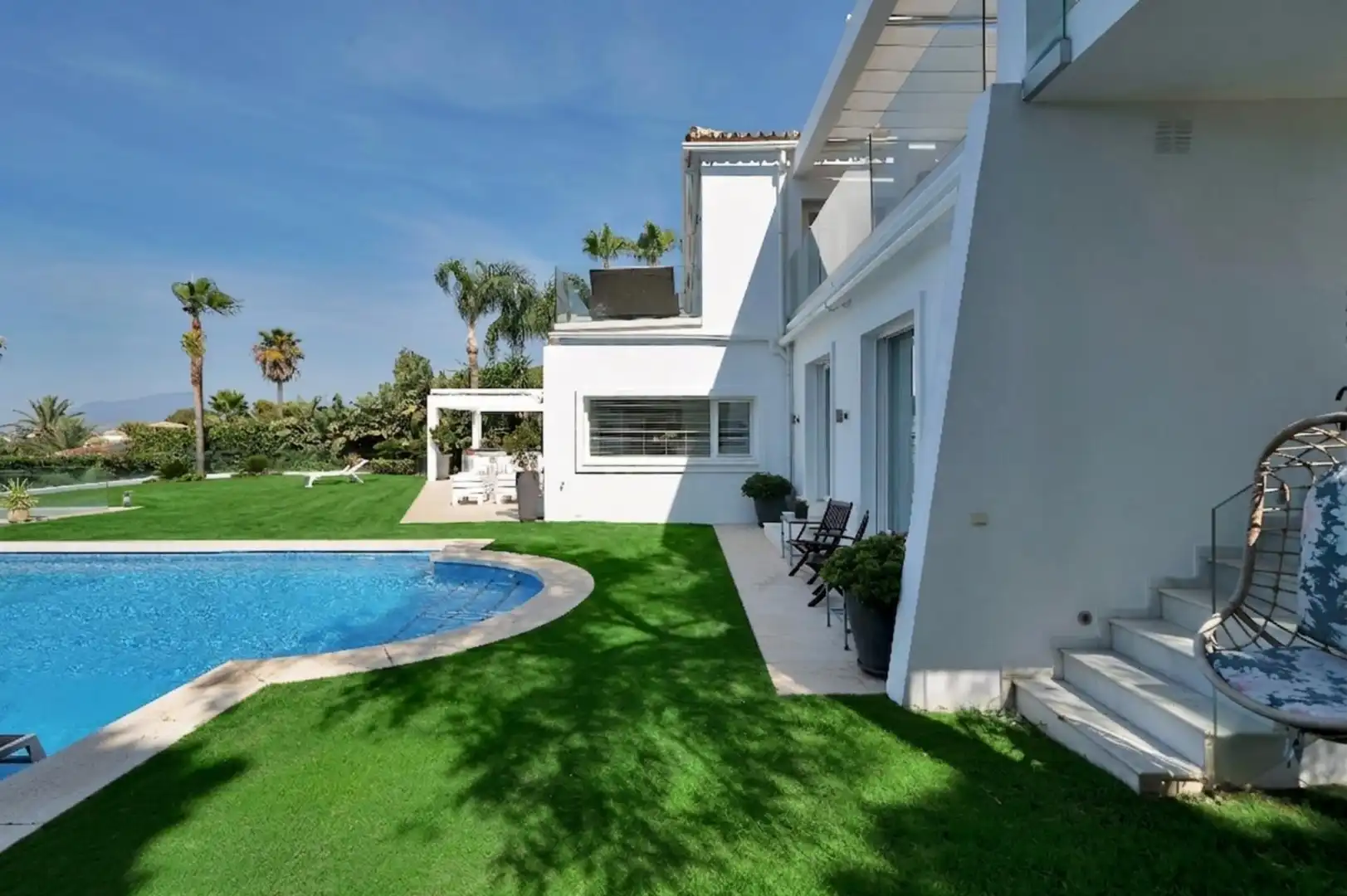 Jardín de Casa o chalet en venta en Marbella con Calefacción, Jardín privado y Terraza