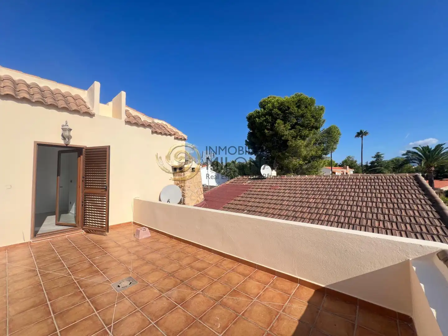 Terrassa de Casa o xalet en venda en La Nucia amb Aire condicionat, Jardí privat i Terrassa