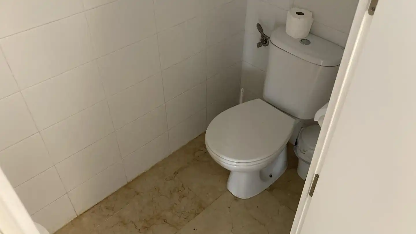 Bany de Casa o xalet de lloguer en Vera amb Aire condicionat, Jardí privat i Terrassa