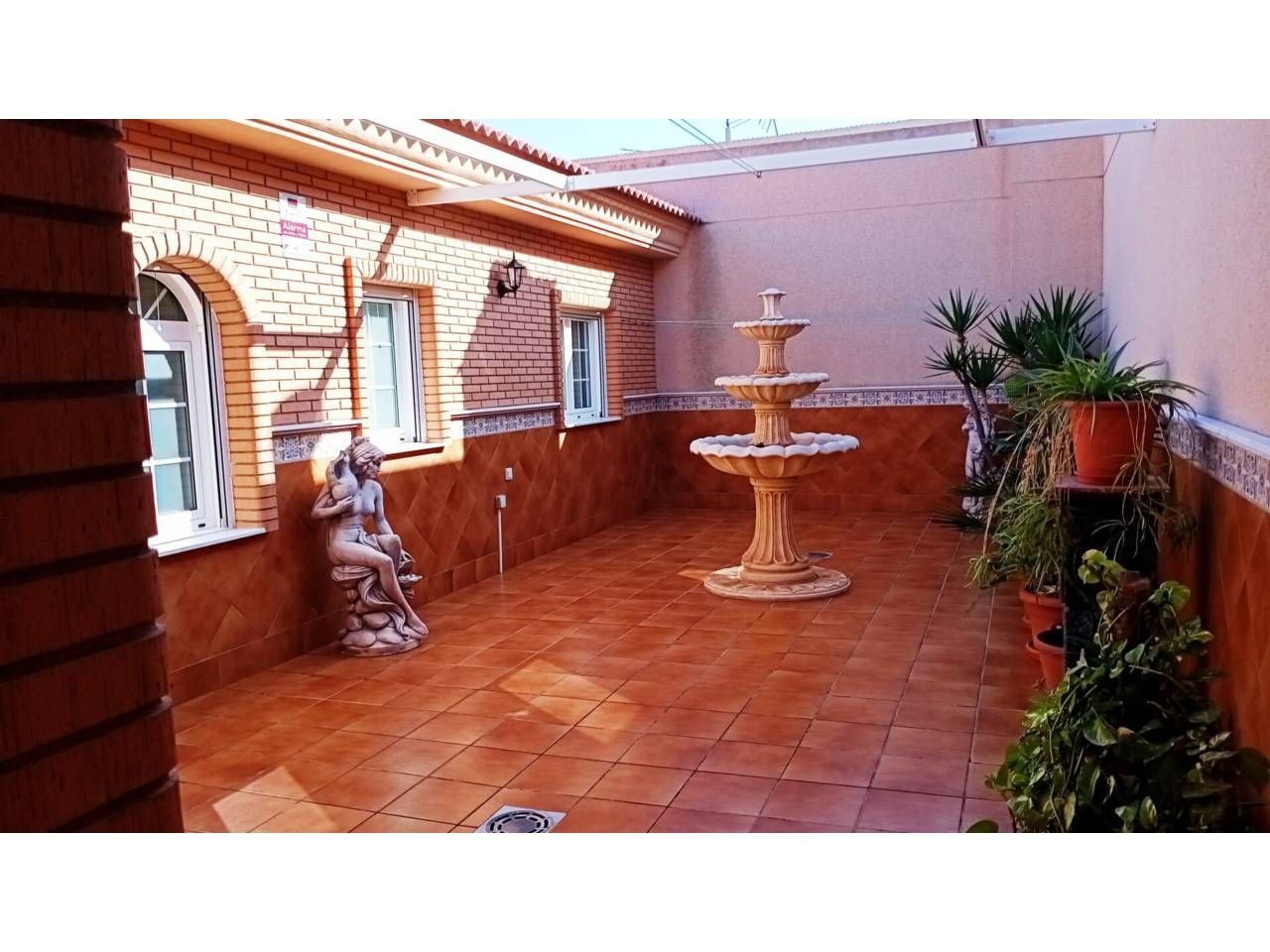 Terraza de Casa o chalet en venta en Roquetas de Mar con Aire acondicionado, Calefacción y Jardín privado