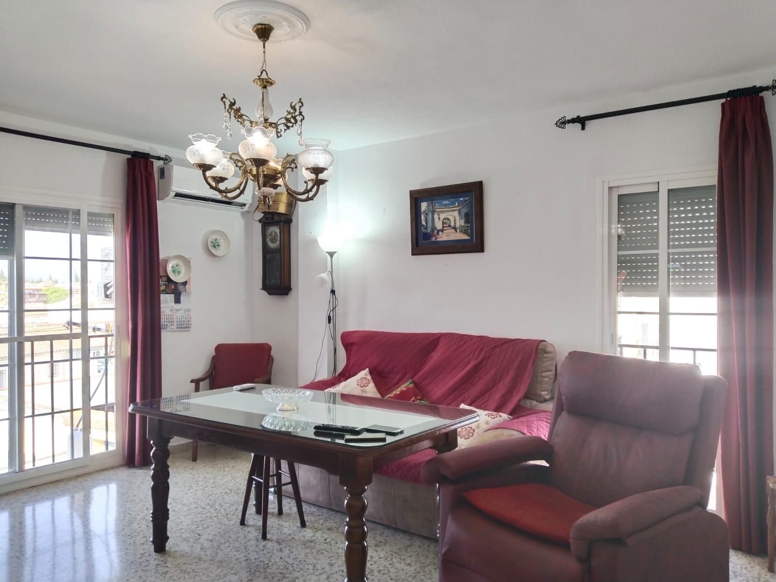 Living room of Flat for sale in Antequera  with Air Conditioner and Balcony