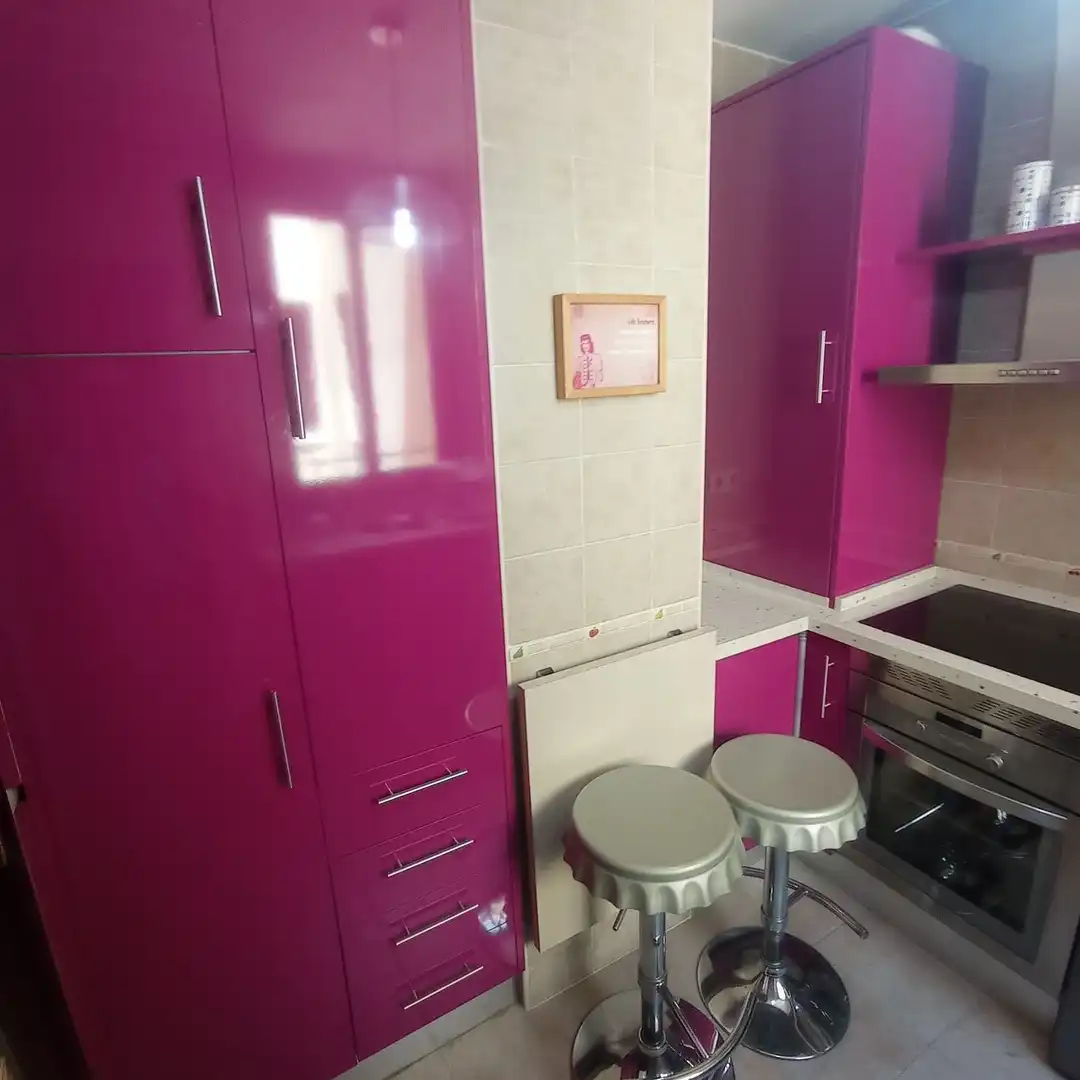Kitchen of Flat for rent in Málaga  with Air Conditioner and Furnished