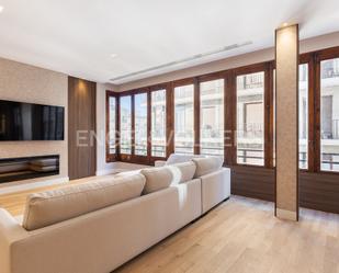 Living room of Apartment for sale in  Valencia Capital  with Air Conditioner, Heating and Furnished