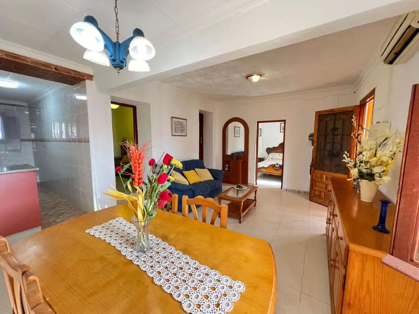 Esszimmer von Country house zum Verkauf in Cuevas del Almanzora mit Klimaanlage, Heizung und Terrasse