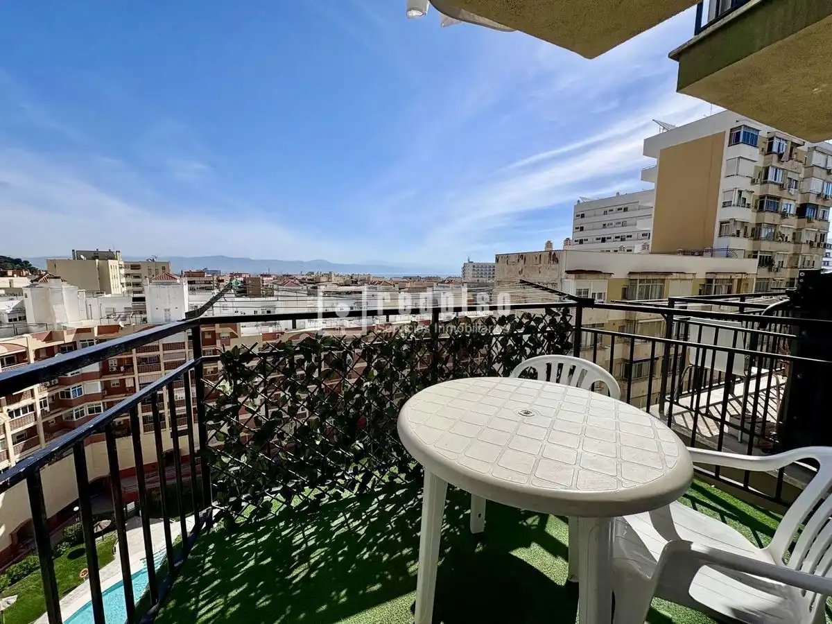 Außenansicht von Wohnung zur Miete in Torremolinos mit Klimaanlage, Terrasse und Möbliert