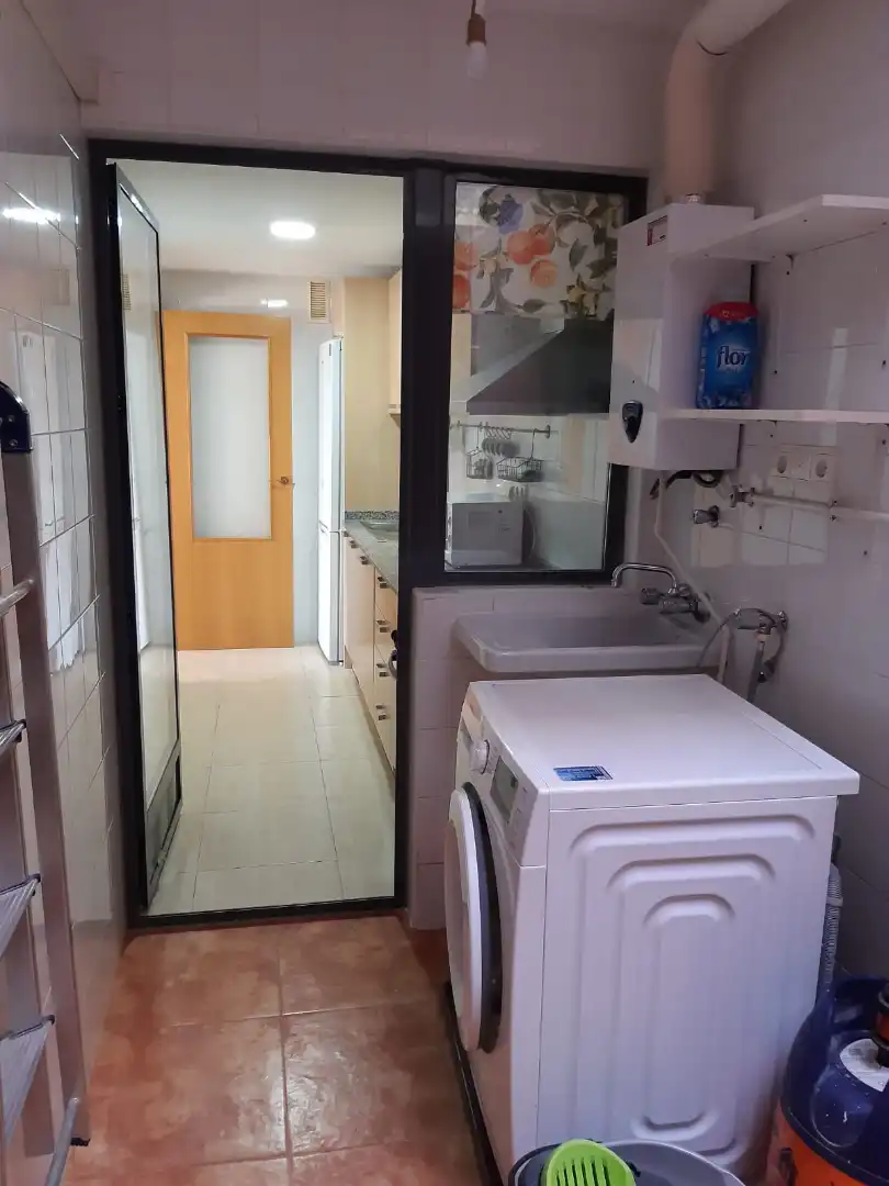 Kitchen of Flat for rent in Murcia  with Air Conditioner, Storage room and Furnished
