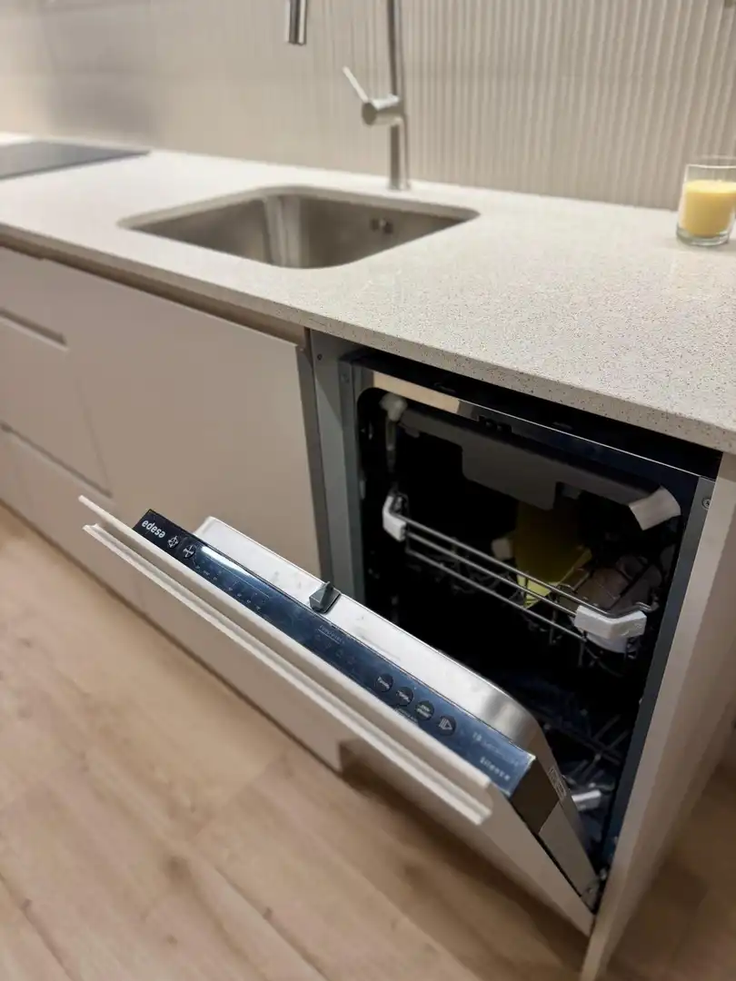 Cocina de Piso de alquiler en Barcelona con Aire acondicionado, Calefacción y Amueblado