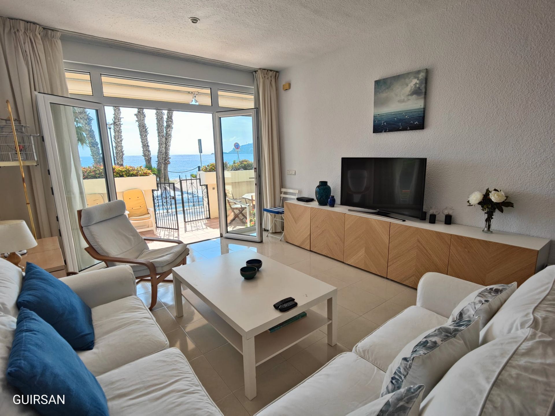 Living room of Planta baja to rent in Almuñécar  with Heating, Terrace and Furnished