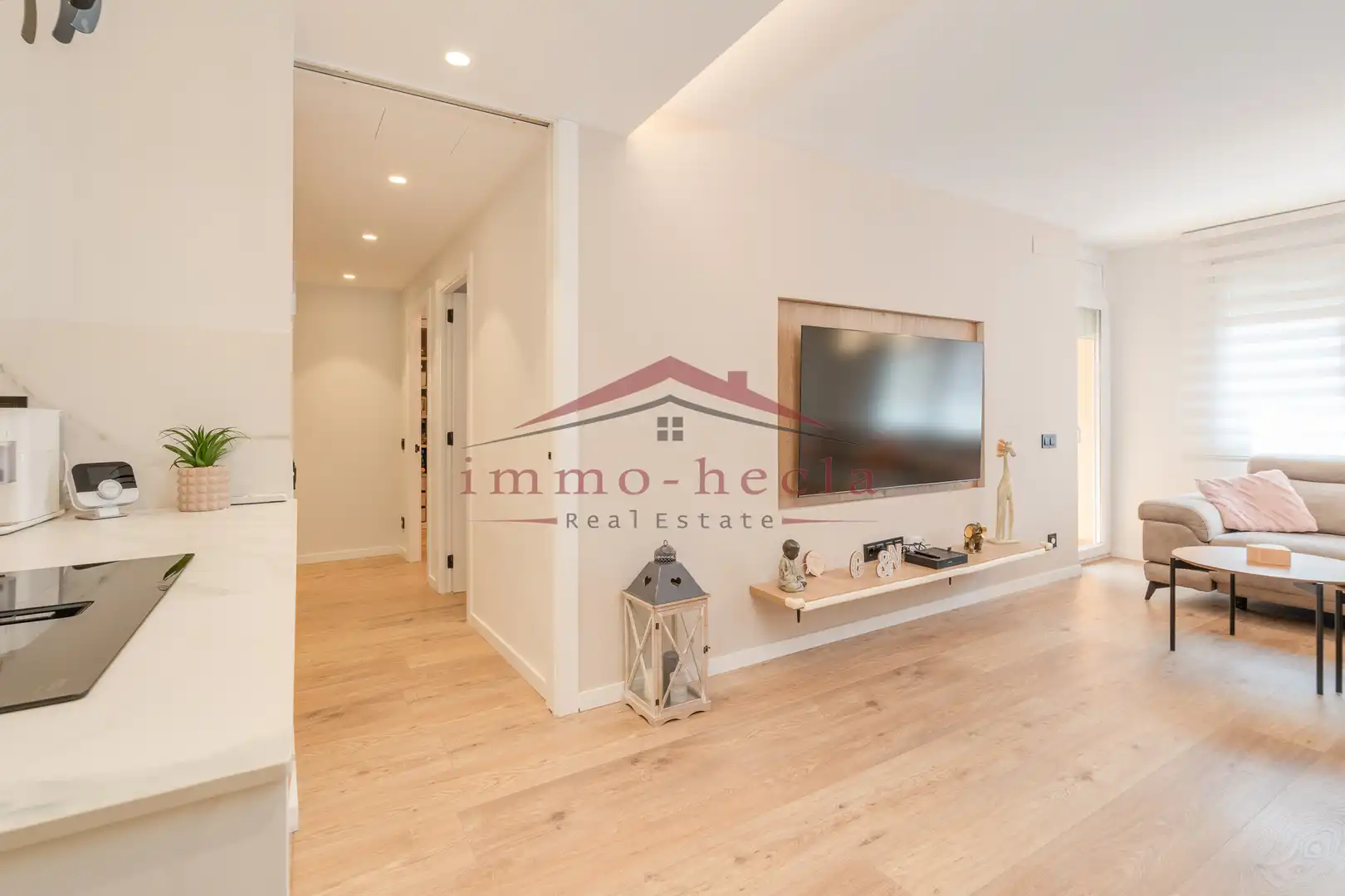 Wohnzimmer von Wohnung zum Verkauf in Santa Margarida de Montbui mit Heizung und Balkon