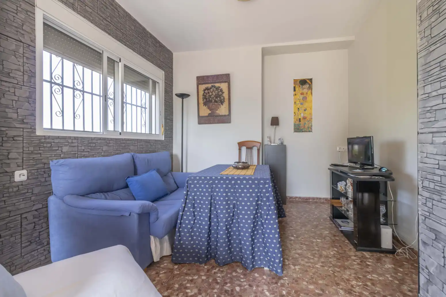 Sala de estar de Casa o chalet en venta en Guillena con Jardín privado, Terraza y Piscina
