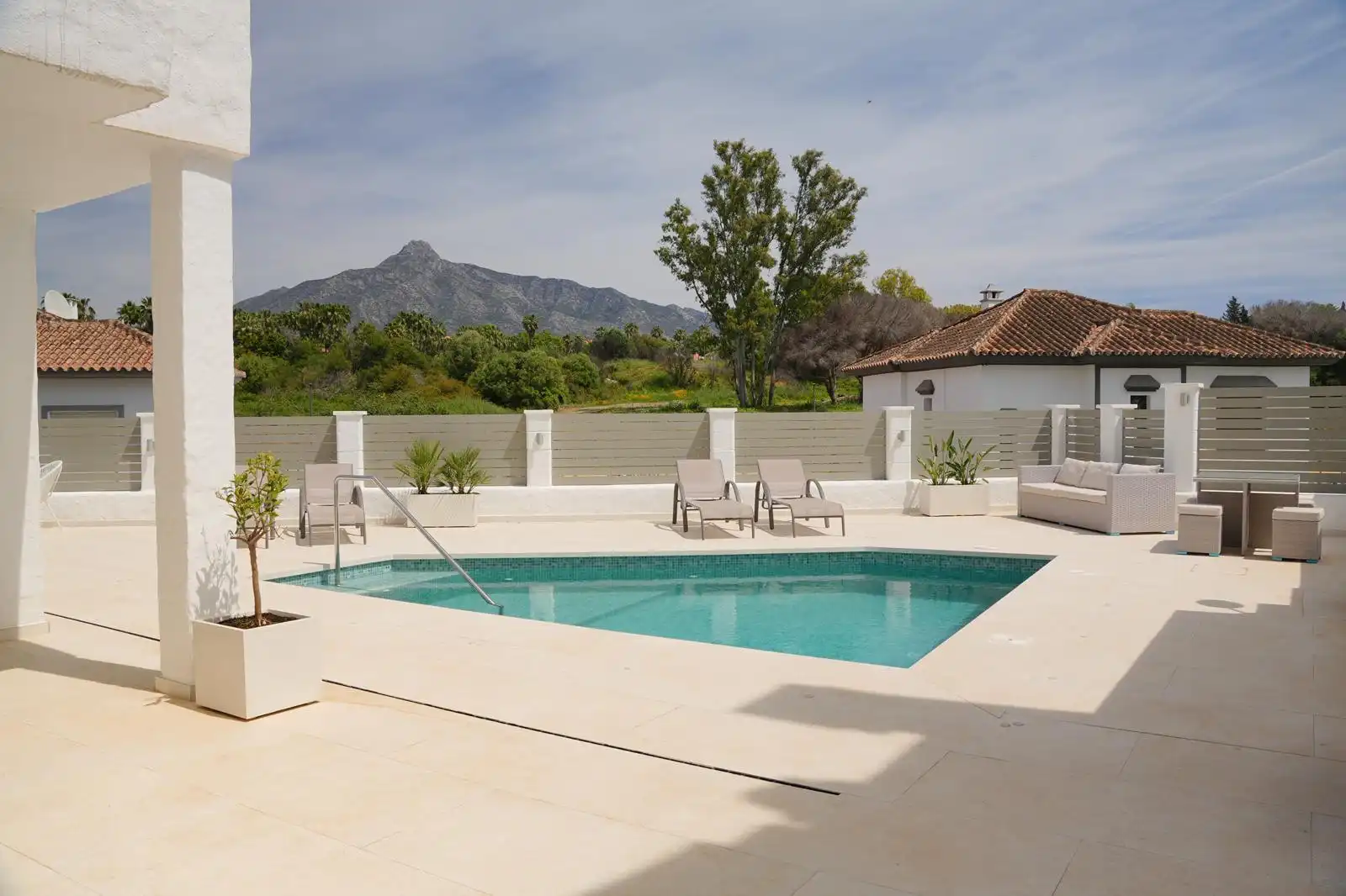 Piscina de Casa o xalet de lloguer en Marbella amb Jardí privat, Terrassa i Piscina