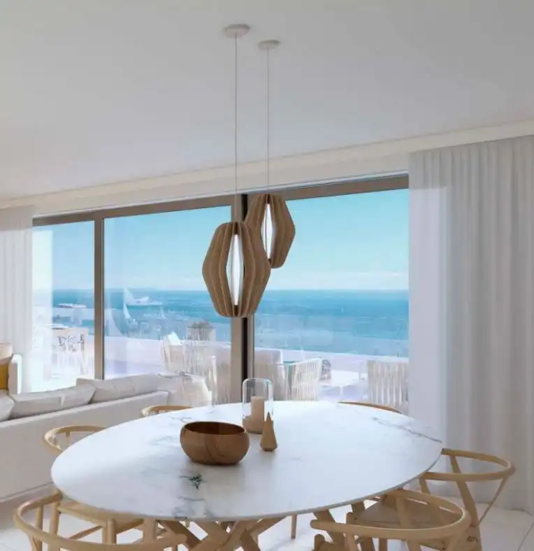 Esszimmer von Dachboden zum Verkauf in Fuengirola mit Gemeinschaftspool