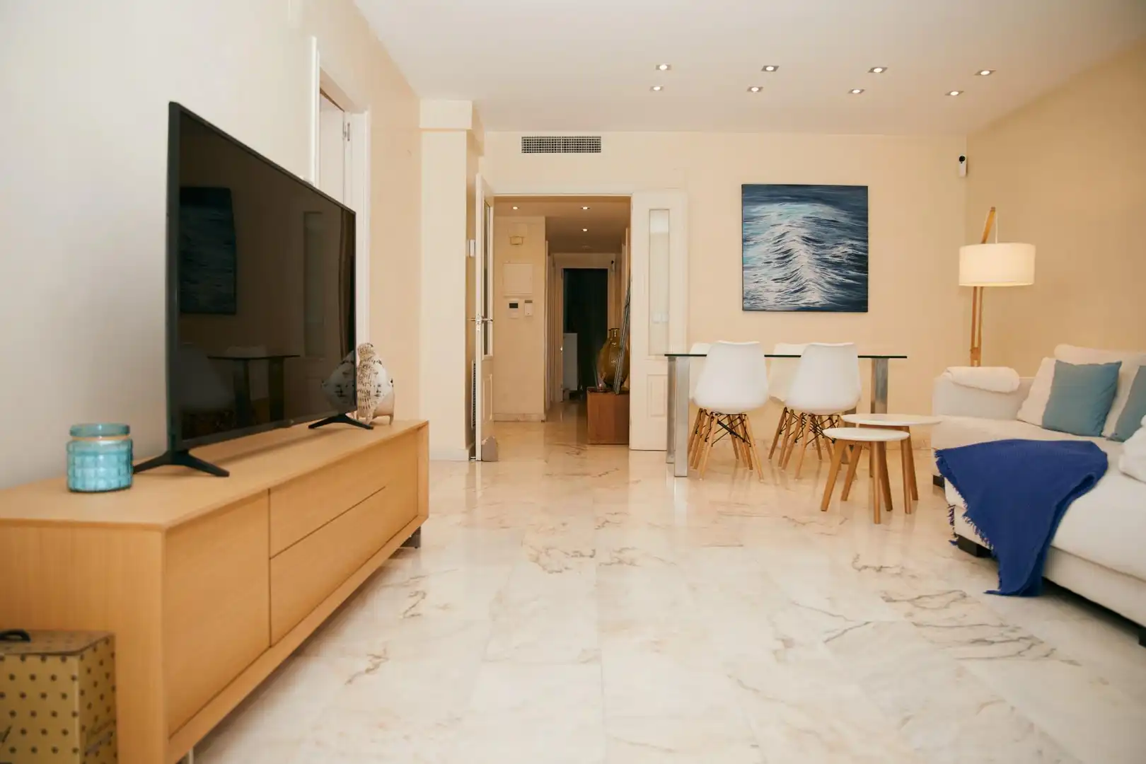 Living room of Ground floor for sale in Sant Feliu de Guíxols  with Heating, Private garden and Terrace